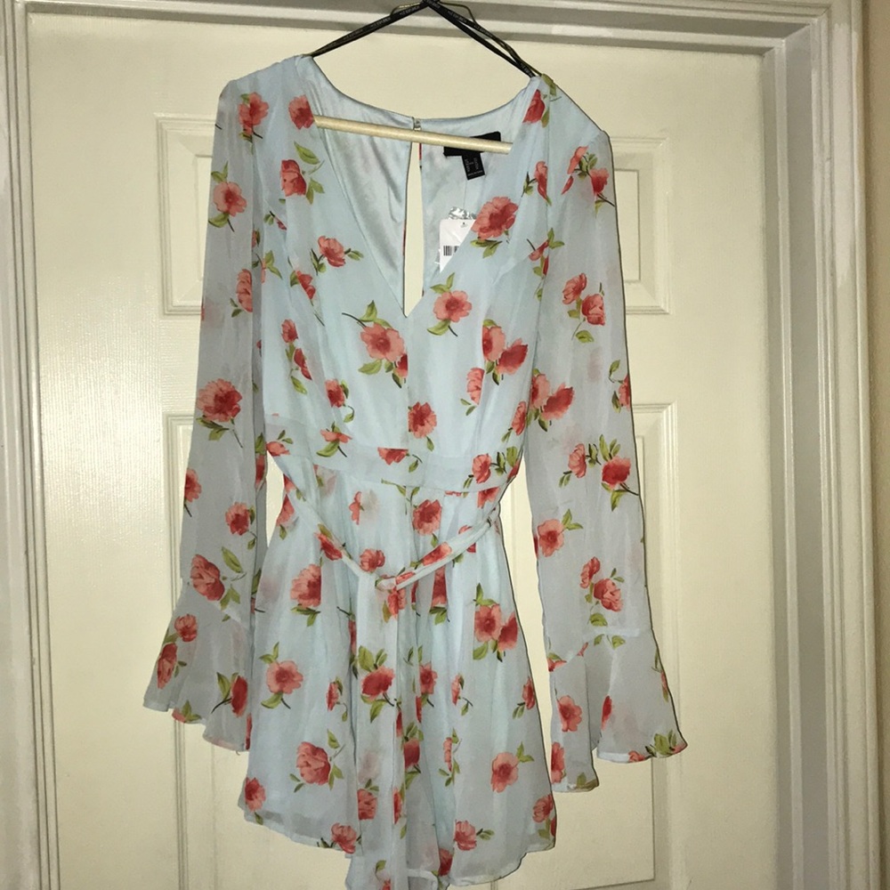 F21 Floral Romper
